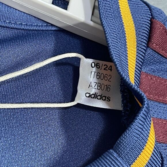 AS Roma Jersey Mens Medium Blue adidas 2024-25 Stadium Third Kit Football Soccer - Picture 7 of 9